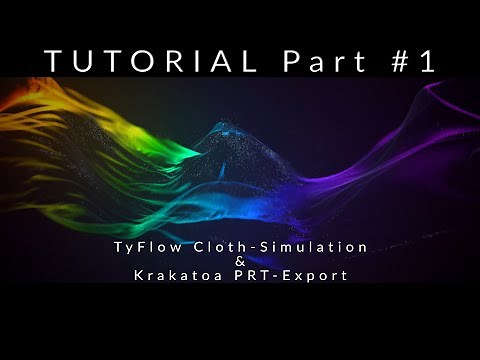 Audio-Visualizing Flag Tutorial (1/5) [TyFlow Set-up & Krakatoa Export]
