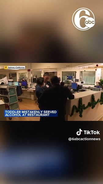Toddler mistakenly served alcohol at California restaurant: 'She was slurring her words' #california #alcohol #fyp #news #foryou
