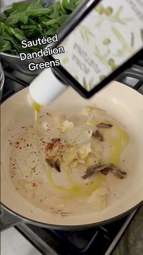 SAUTÉED DANDELION GREENS