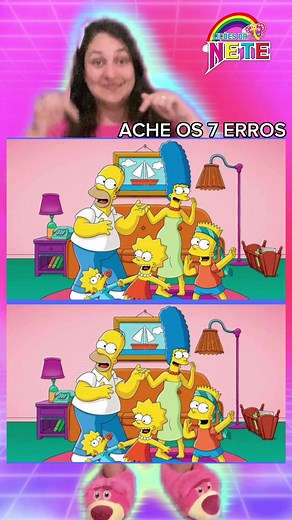 Encontre os 7 Erros no Jogo dos Simpsons