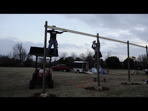 Setting Posts on pole barn