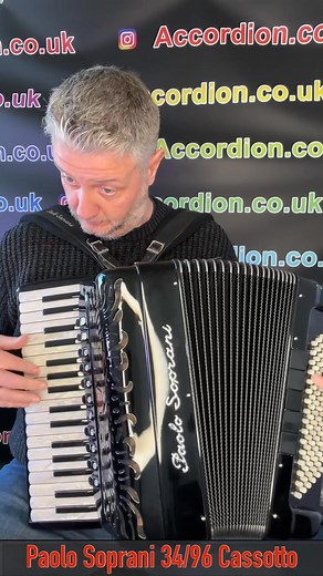 🔥Black Friday SALE🔥£5250.00 New 2025 Paolo Soprani 34/96 Cassotto, save £1950.00 34 Key 96 Bass 4 voice LMMM, Musette Tuned , 9.8 KG , 11 Treble 5 Bass couplers , Comes with Deluxe case and straps, 3 years warranty, In stock ready to ship anywhere in the world , contact 01698-844801 or george@accordion.co.uk www.accordion.co.uk, Glasgow , Scotland 🏴󠁧󠁢󠁳󠁣󠁴󠁿 | Accordion.co.uk