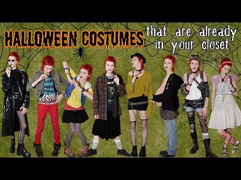 21 halloween costumes you probably already have in your closet (last minute costume inspo)
