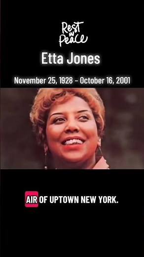 Etta Jones: The Voice That Touched the Soul | Remembering a Jazz Legend (1928–2001)