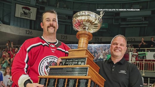 CFD-medic dominates the 18th annual Salute to Heroes hockey game