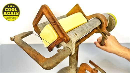 113K reactions · 7.3K shares | Restoration of 1905 Cheese Wire Slicer | Cool Again Restoration | Facebook