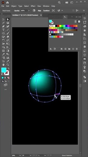 Adobe Illustrator - Mesh Tool #trending #illustrator #graphicdesign