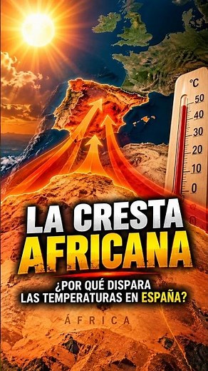 Cresta africana en España: ¿qué esperar? 🇪🇸 #calor #tiempo #noticias