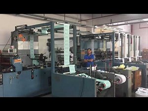 Used 6 and 9 stations Taiyo jumbo roll collator gluer for sale