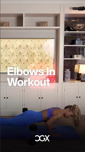 Elbows In Workout || Caroline Girvan || Workout shorts #shorts #shortvideo #shortsfeed
