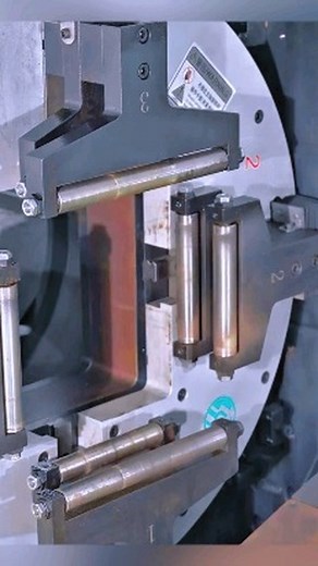 I-beam processing show! #DXTECH#dxtechlaser#metalcutter#fiberlaser#lasercut#metalwork#lasermachine#cuttingiron | Dxtech Orange