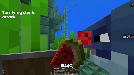 Shark Attack In Minecraft! Watch the full video on: https://youtu.be/oWbre9Vucj0?si=OkFwZ_LAQ6F4-3y- #Reels #Shark #Funny #ForYou #4you #clips