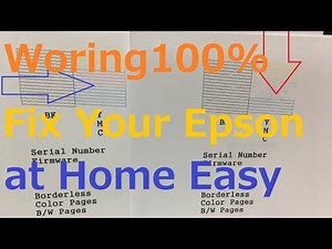 how to fix Epson L3150 L3110 L350 L385 or L series nozzles clogged quality decline faint areas dots