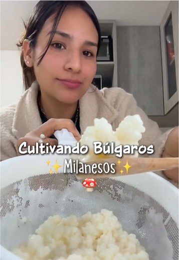 Acompáñame a colar a mis bbs 🍄✨ #bulgarosdeleche #kefir #saludable | Kefir