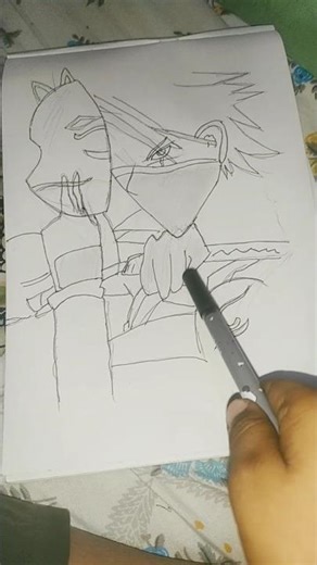 Kakshi drawing, 🔥👍😡 very easy drawing