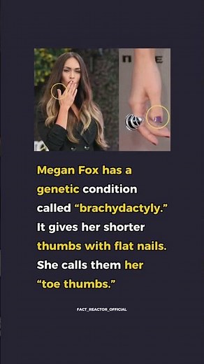 MEGAN FOX’S THUMB SECRET