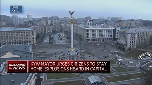 79K views · 552 reactions | Air raid sirens were heard in Ukraine's capital Kyiv, as the long-feared Russian invasion of Ukraine began. Explosions were reported in Kyiv and other cities around the country. cnb.cx/3HeLjBY | CNBC International | Facebook