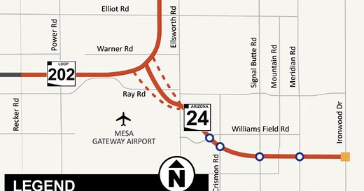 ADOT to begin major State Route 24 expansion project in southeast Valley next fall