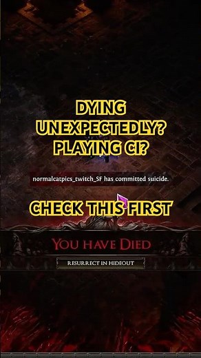 Dying Unexpectedly With Chaos Inoculation? Check This First #pathofexile2 #pathofexile #poe2 #poe