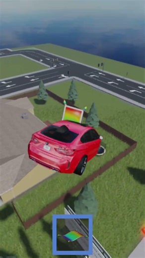 Roblox flying BMW !?!?