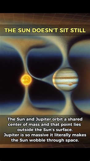 Jupiter Moves the Sun