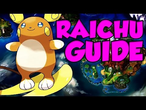 ALOLAN RAICHU GUIDE! Pokemon Sun and Moon Alolan Raichu Moveset