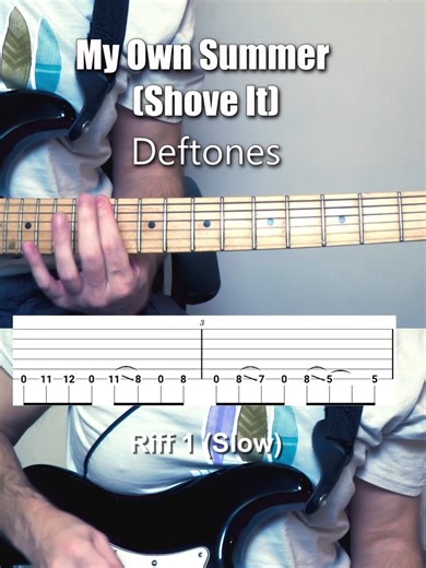 Mastering 'My Own Summer' by Deftones: Guitar Tutorial