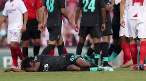 Sevilla’s Joris Gnagnon apologises for ‘heinous’ tackle on Liverpool’s Yasser Larouci