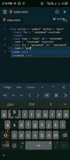 How to create form in html? #coding #shorts