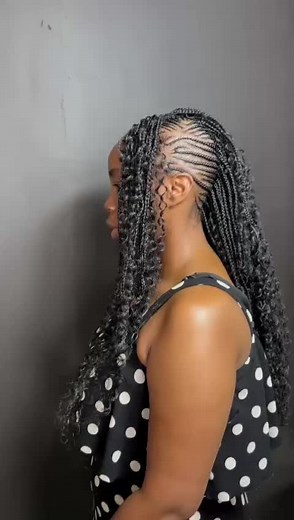 Boho mohawk braids🔥🔥 #goddessbraids #bohomohawkbraids #straightup #braids