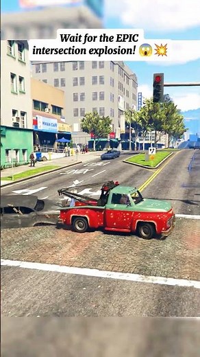 The most EVIL intersection trap in GTA 5! 🤣🚗 #gta5 #gta