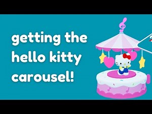 hello kitty carousel music box (COMPLETED)