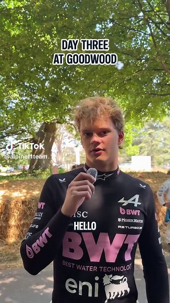Paul’s backkkk at Goodwood 💪😄 #f1 #alpinef1 #paularon | paul aron