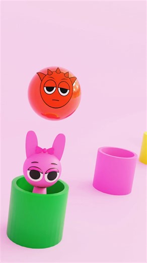 Sprunki Game Raddy Ball Jump Animation 3| #3danimation #sprunki #raddy #pinki #sprunkipinki #durple