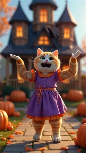 👻 猫がレクチャー？ハロウィン「Into the Frenzy」を一緒に踊ろう！🎶