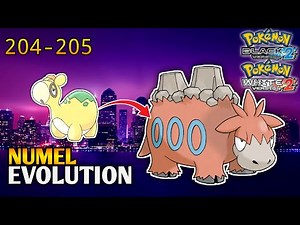 How To Evolve Numel Into Camerupt In Pokemon Black 2 & White 2 | Unova Pokedex
