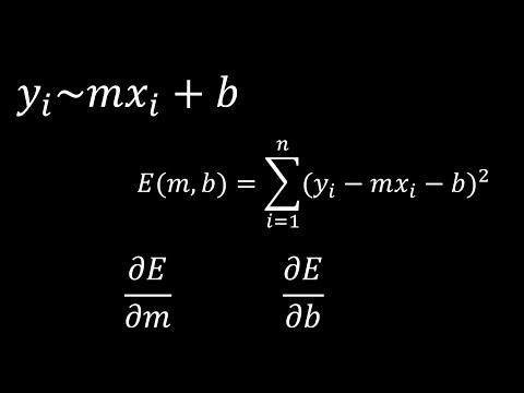 Linear Regression and Partial Differentiation!