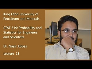 Lecture 13 - STAT 201 (Previously STAT 319): Probability and Statistics for Engineers and Scientists