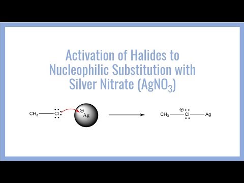 Activation of Halide Leaving Groups with Silver Nitrate (AgNO3)