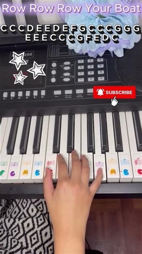 Row Row Row Your Boat #pianotutorial #piano #harmoniumcover #music #tutorial #pianomusic