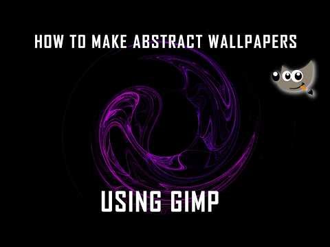 How to Easily Create Abstract Wallpaper In GIMP