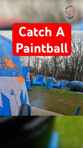 How To Catch A Paintball: To The Face #paintball