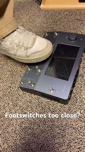 Are Quad Cortex switches too close?