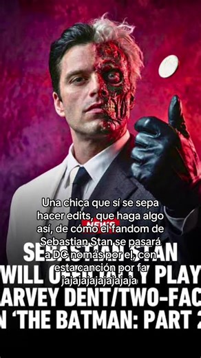 Ahí les dejo la idea nomás falta talento JAJAJAJAJAJA #sebastianstan #buckybarnes #harveydent #marvel #dc