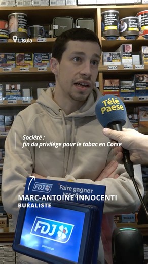Télé Paese on Instagram: "Ce mois de janvier 2026 marque l'arrêt des privilèges pour le tabac sur l’île. Buralistes, consommateurs, et commerçants d'e-cigarette, comment se sont-ils préparés face à cette hausse ? Va-t-elle permettre de diminuer la consommation de tabac ou entraîner de nouvelles tendances de consommation comme le vapotage? Pour rappel, les privilèges sur le tabac datent de 1811 avec un décret Napoléonien. Sur l'île, le prix du tabac était 25% moins cher que sur le continent. 🎥 