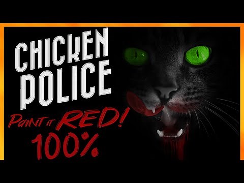 Chicken Police - Paint it RED! - Full Game Walkthrough [All Collectibles, Secret Ending]