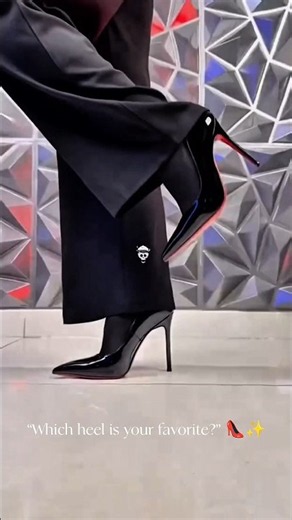 Which High Heels Are Your Favorite? 👠✨ | Elegant Black Heels #Shorts #highheels #heels #fashion