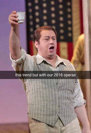 2016 was indeed a wild time for everyone...including the folks here at LA Opera 🤪 From Magic Flute's Papageno sneaking a drink, to Pinkerton's ill-fated toast in Madame Butterfly, Musetta stirring the pot in La Bohème, Lady Macbeth raising a glass (bad idea) in the Scottish play, Ruth and the spontaneous conga line in Wonderful Town, and insane moments between two Pharaohs in Akhnaten. Magic Flute Wonderful Town Akhnaten 📷 Credit: Craig T. Mathew Madame Butterfly La Boheme 📷 Credit: Ken Howar