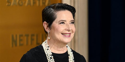 Isabella Rossellini, 72, Choses a Statement Necklace as She Makes Her SAG Awards Debut