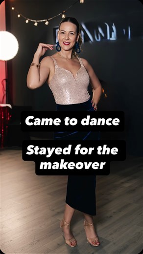 Dessi on Instagram: "My first milonga: Confused tourist energy. 🫣 Hair: questionable. 🤔 Outfit: accidental. 😳 Posture: optional. Shoes: practice ones, of course. Shoelace: untied, naturally. 🤦‍♀️ A year later: “She understood the assignment.”@pro.krupnov #tango #dancetransition #tangodance #tangodancelife #tangoargentino"